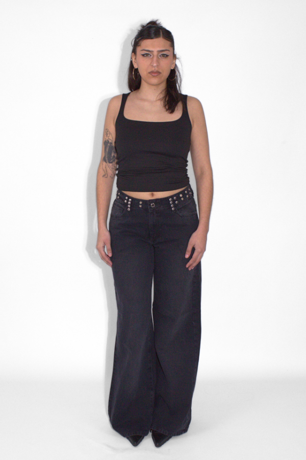 Producto - Black Jeans With Metal Studs