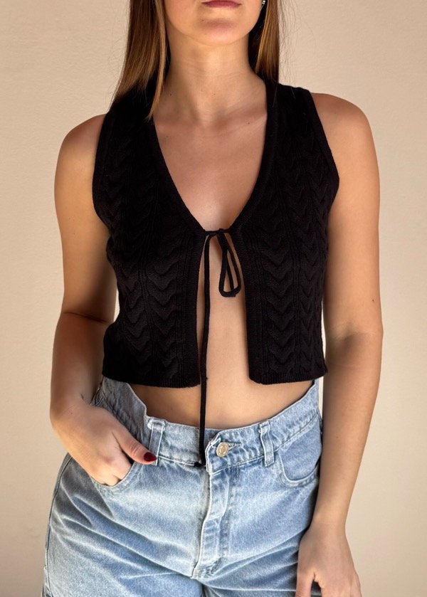Producto - Chaleco Trenzas (Hilo)