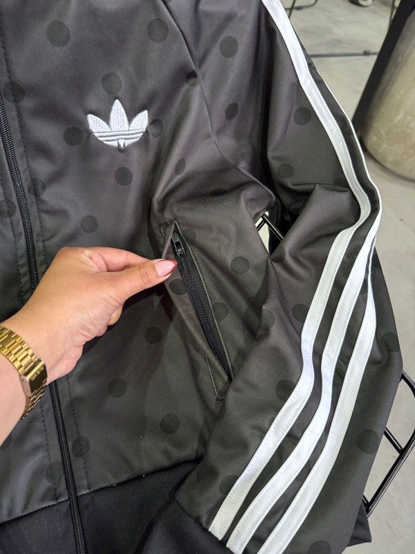 Producto - CAMPERA ADIDAS POLKA DOTS NEGRA - 1
