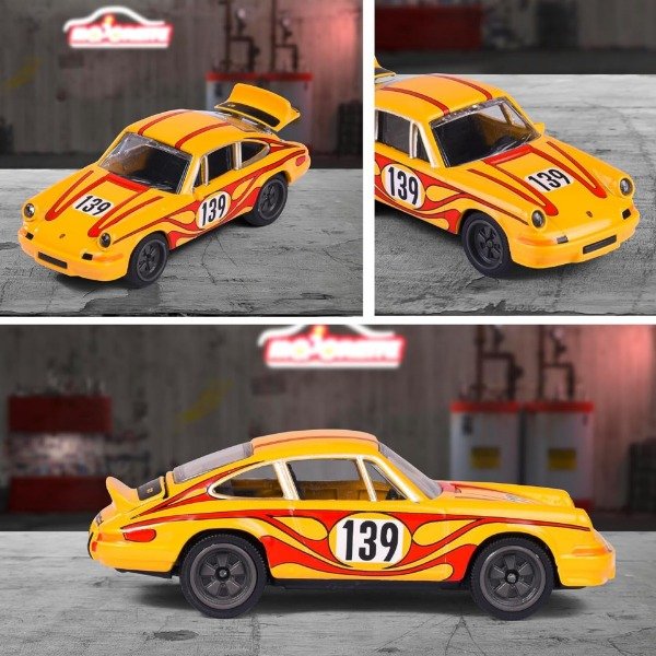 Producto - Majorette Porsche Deluxe Moving Parts Porsche 911 Carrera RS 2.7 Yellow - 4