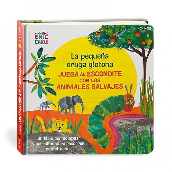Producto - LA  PEQUEÑA ORUGA GLOTONA JUEGA AL ESCONDITE CON LOS ANIMALES