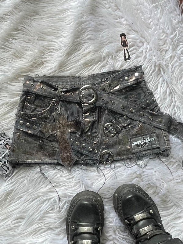 Producto - Mini Skirt - Dirty Cross