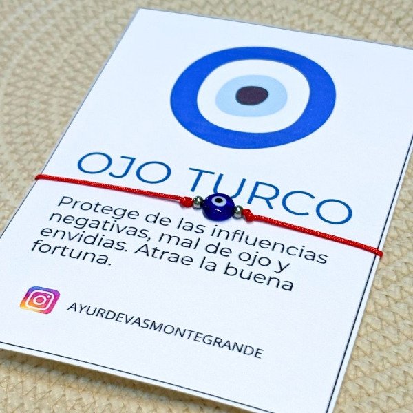 Producto - Pulsera ojo turco azul