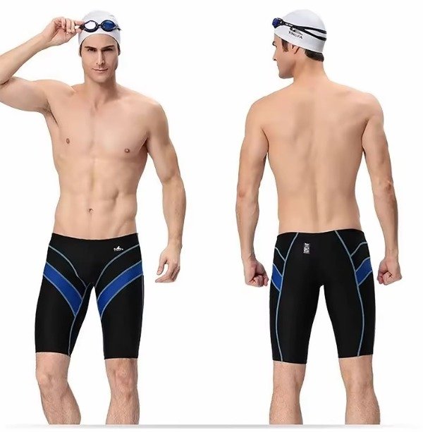 Producto - Jammer de Competición Combinado Negro/Azul Niño/Hombre FINA - 0