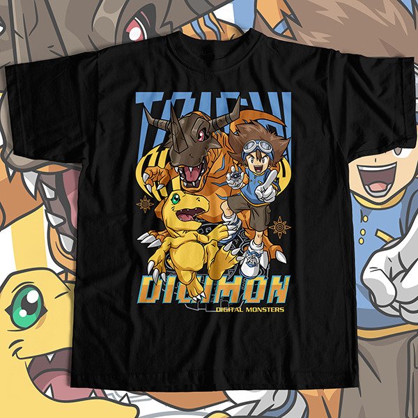 Producto - Tai y Agumon - Remera