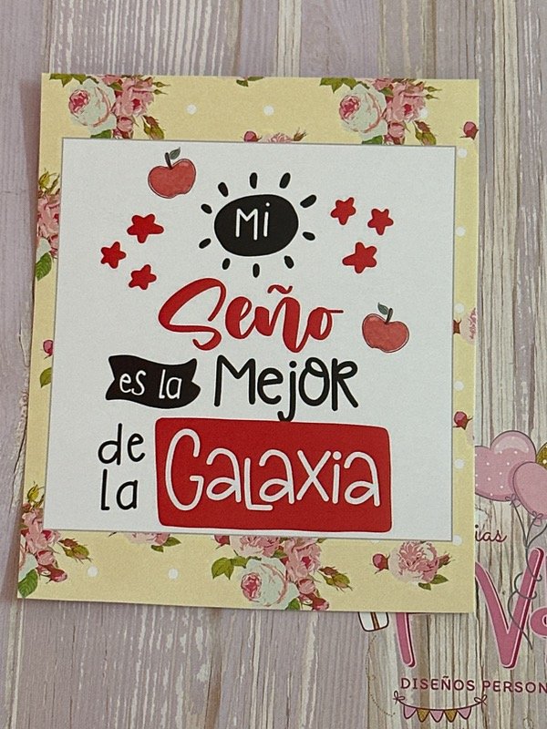 Producto - Tarjeton día del maestro frases