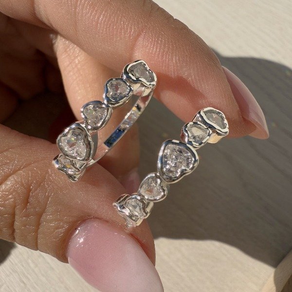 Producto - Anillo Acero Blanco Premium Lovers