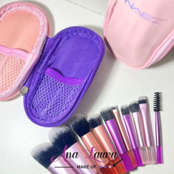 Producto - Set de brochas con estuche mini Naez