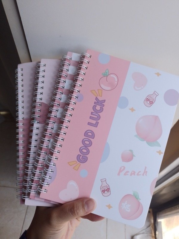 Producto - Cuaderno a5 rayado Peach