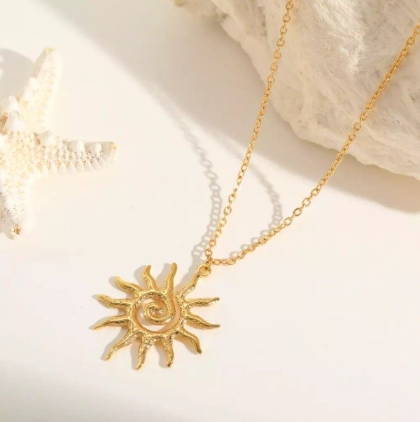Producto - Collar sun gold