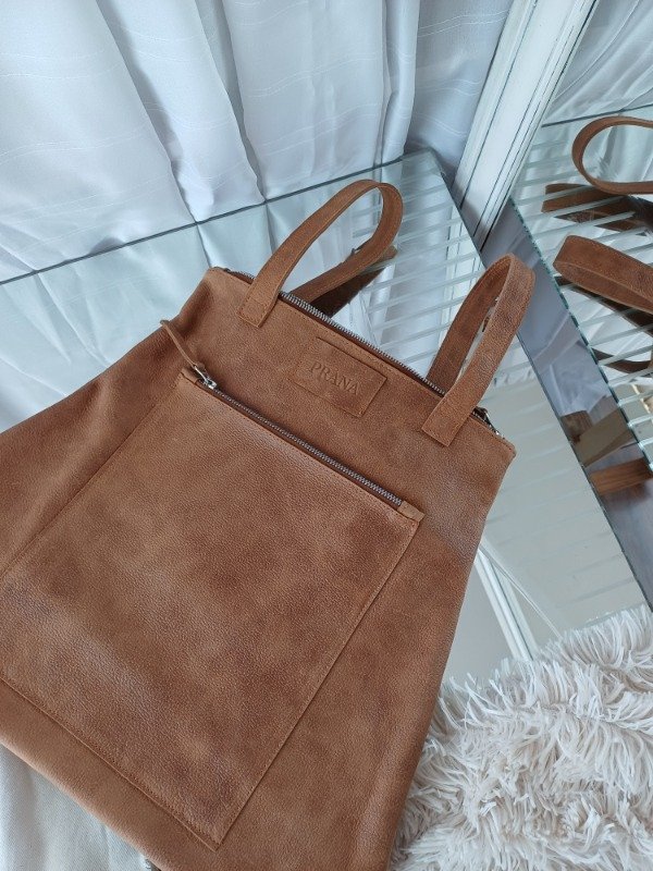 Producto - Mochila Cartera Xiam (2 en 1) CUERO suela sin tachas