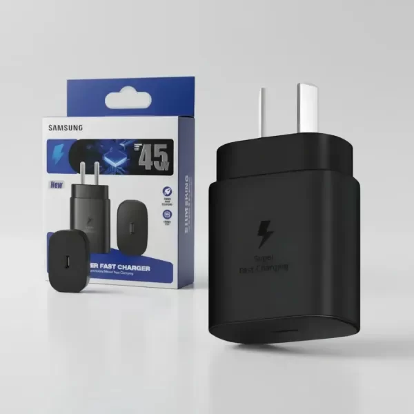 Producto - Cargador Para Samsung 45w cabeazal Carga Rápida Tipo C + Cable c a c - 1