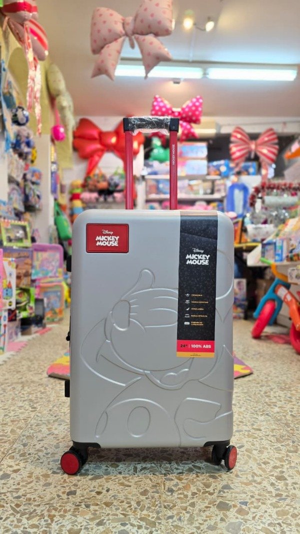 Producto - Valija de Mickey 24 pulgadas Gris