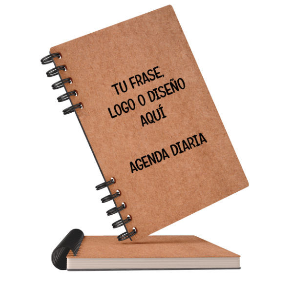 Producto - Agenda Diaria Tu Diseño Kraft Personalizada