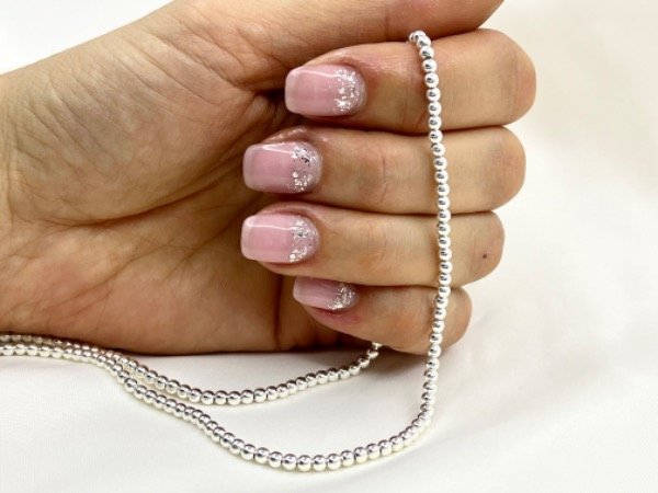 Producto - Cadena con bolitas de plata 3