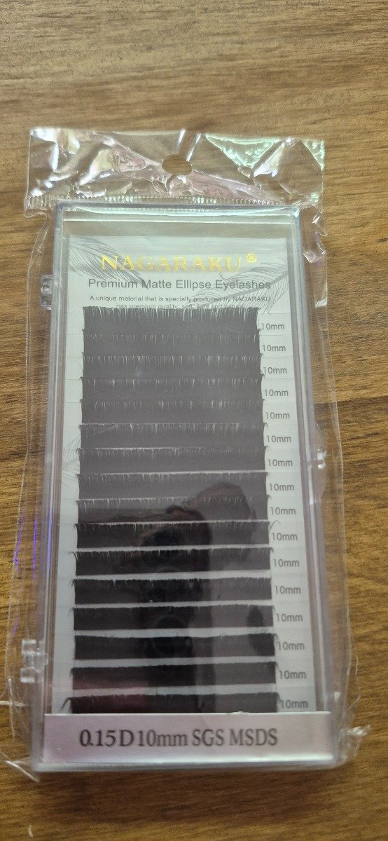 Producto - Pestañas pxp Nagaraku 0.15D  10mm flat ultraligera