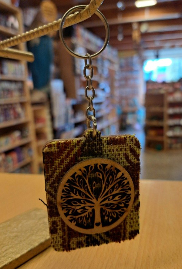 Producto - Llavero MDF Aguayo Arbol de la Vida