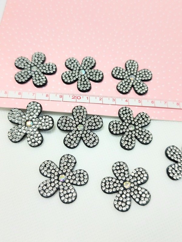 Producto - Aplique flor con strass - 0