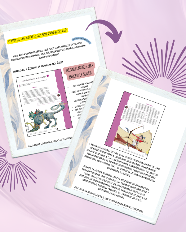 Producto - Itinerario de Lectura 5to y 6to Grado Mitos Griegos - 1