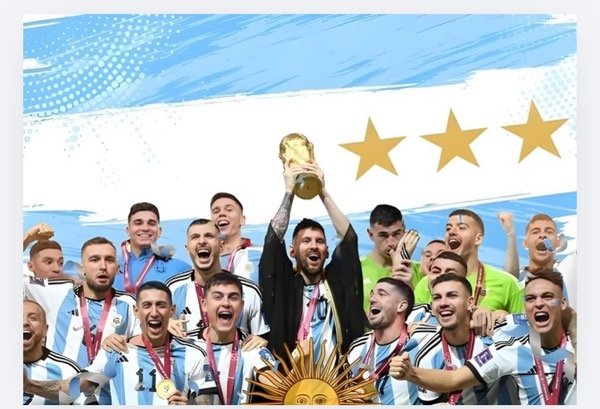 Producto - Álbum editable en canva de la selección argentina