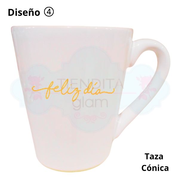Producto - TAZA DECO BLANCA Y DORADA DÍA DE LA MADRE - 9
