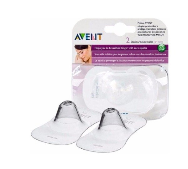 Producto - 2 Pezoneras Standard De Silicona Mariposa Philips Avent By Maternelle