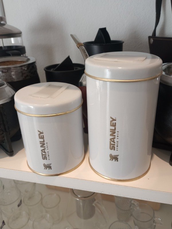 Producto - Set latas blancas réplica Stanley