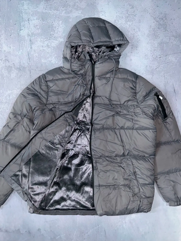 Producto - Campera impermeable gris