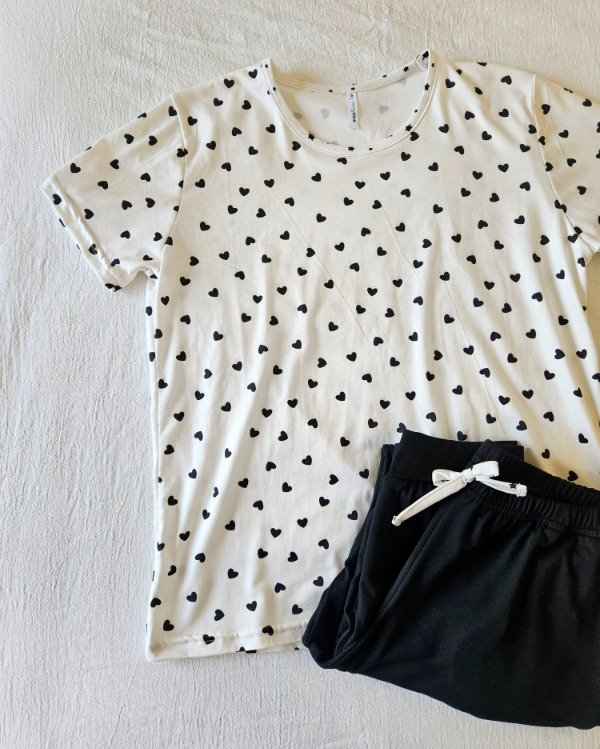 Producto - Pijama Black Hearts - 2