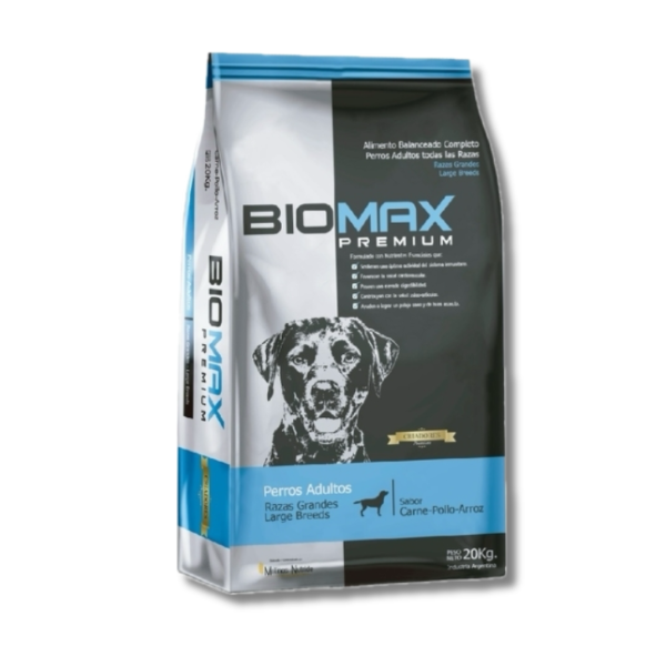 Producto - Biomax perros razas medianas y grandes 20 Kg