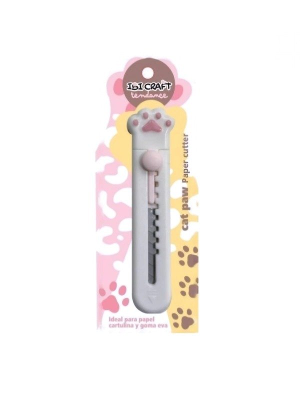 Producto - Cutter Papel Ibi Craft Patita Gato