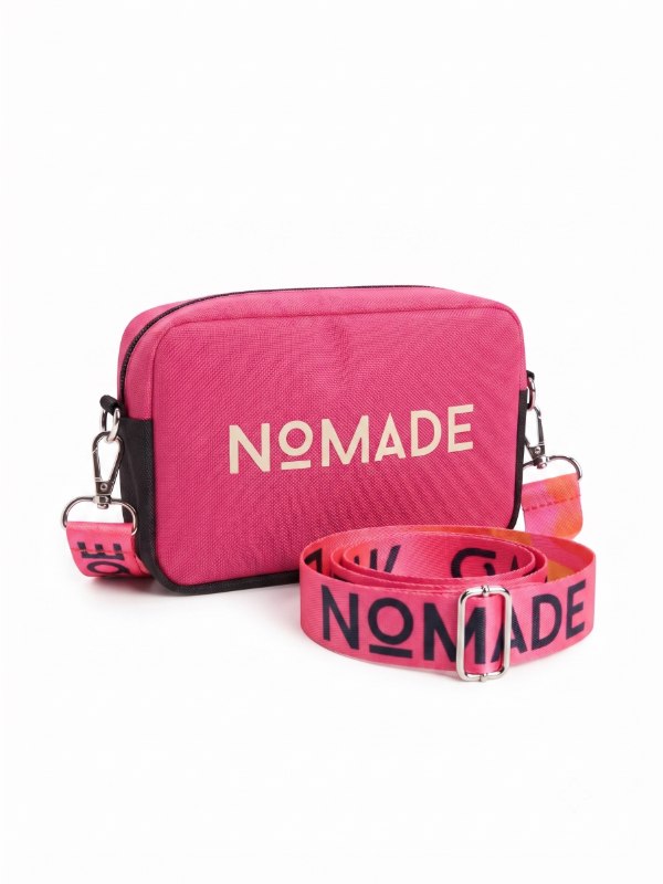 Producto - MORRAL POCKET - FUCSIA Y NEGRO