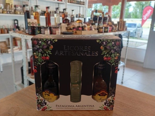 Producto - Licores x125ml -Danis- 2 Licores + 2 Vasitos