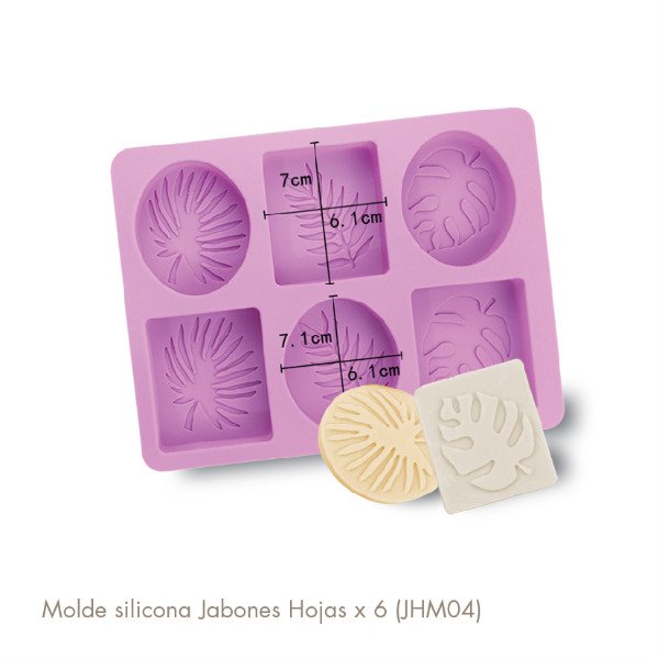 Producto - Molde silicona Hojas 6 (JHM-04)