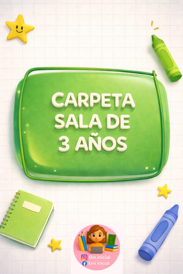 Producto - "CARPETA PARA SALA DE 3 AÑOS"