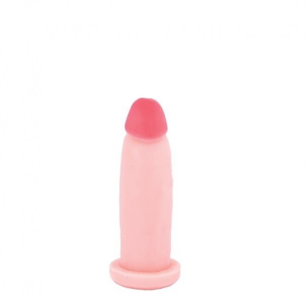 Producto - Dildo Cyber Macizo Real 15x3.5cm / Consolador Símil Piel y Compatible con Arnés