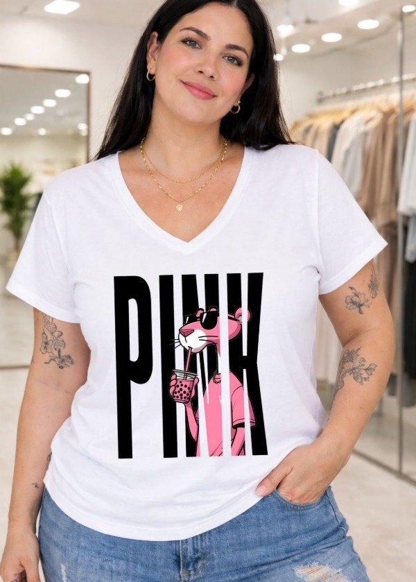 Producto - Escote V sublimada (Pantera Rosa P20)