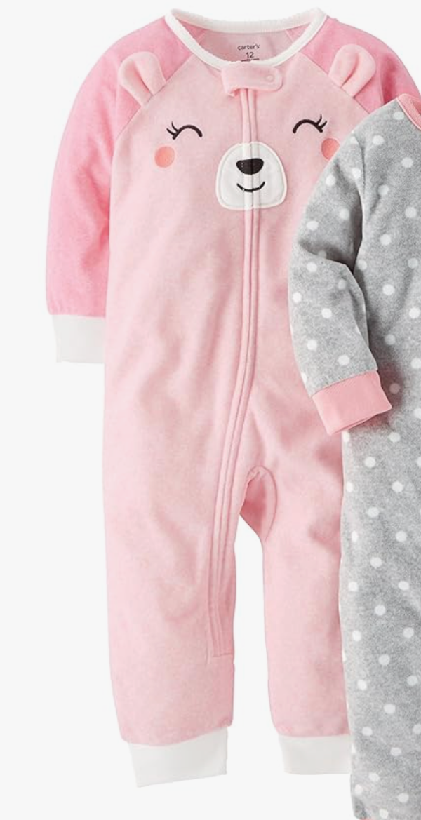 Producto - Enterito Micropolar Beba Rosa Carita