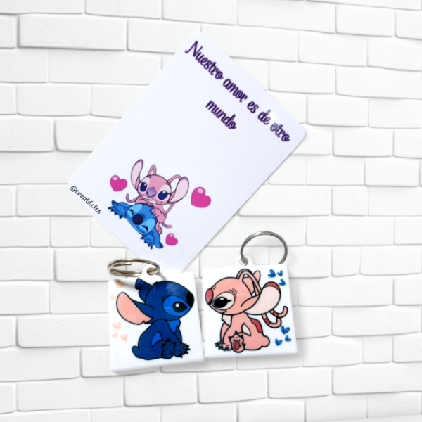 Producto - Llaveros para compartir de Stich