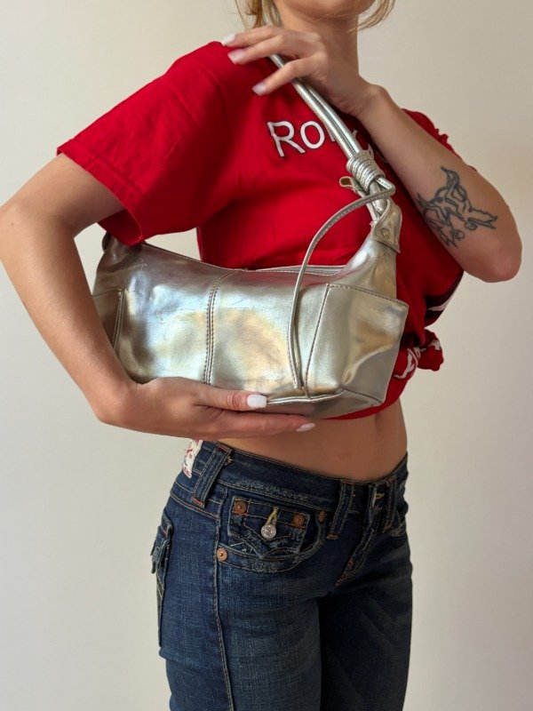Producto - Cartera minibag silver