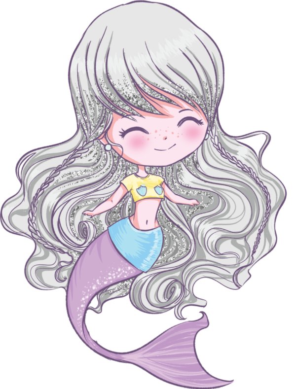 Producto - Clip Art Sirena lila