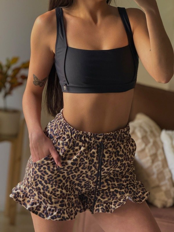 Producto - SHORT RÚSTICO PRINT LEOPARDO - 0