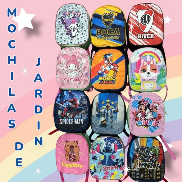 Producto - Mochila de jardín personajes