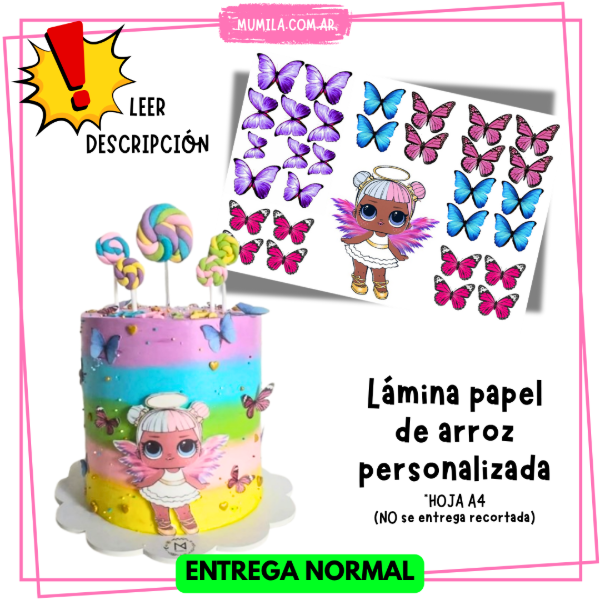 Producto - Lamina comestible personalizada Entrega NORMAL