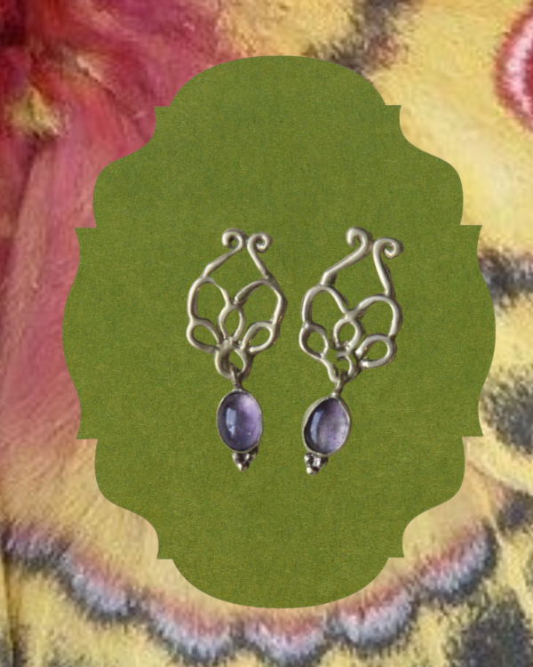 Producto - Pendientes Libélula Amatista