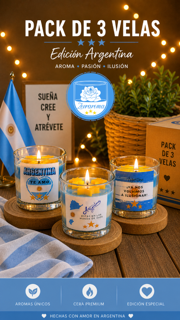 Producto - Velas Mundial 2026 pack
