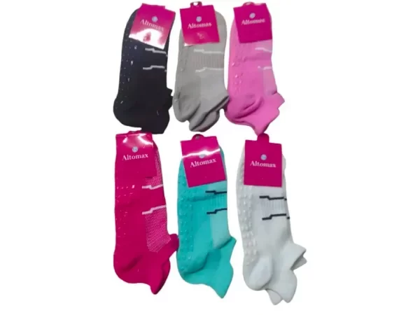 Producto - AND - Medias Soquete c/Antideslizante de Dama x Docena