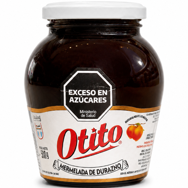 Producto - MERMELADA DE DURAZNO OTITO 500gr