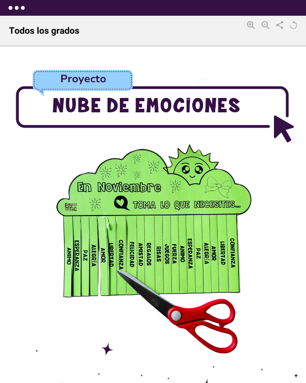 Producto - PROYECTO: NUBE DE EMOCIONES