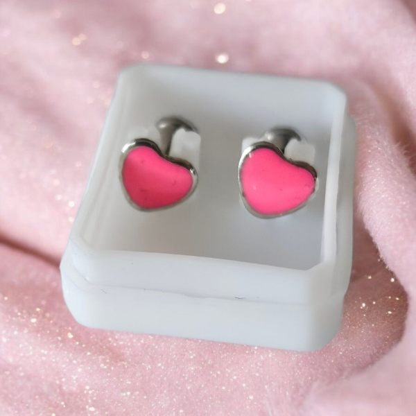 Producto - Abridor acero corazon rosa